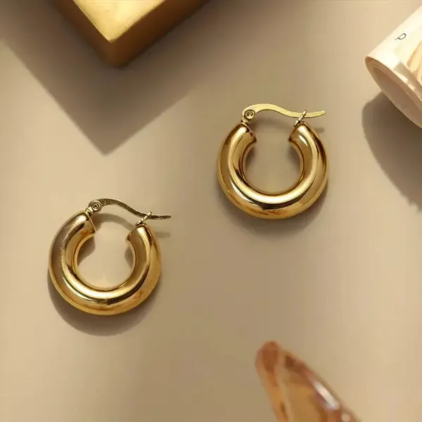 Gold_Round_Hoops_Earrings_For_Women